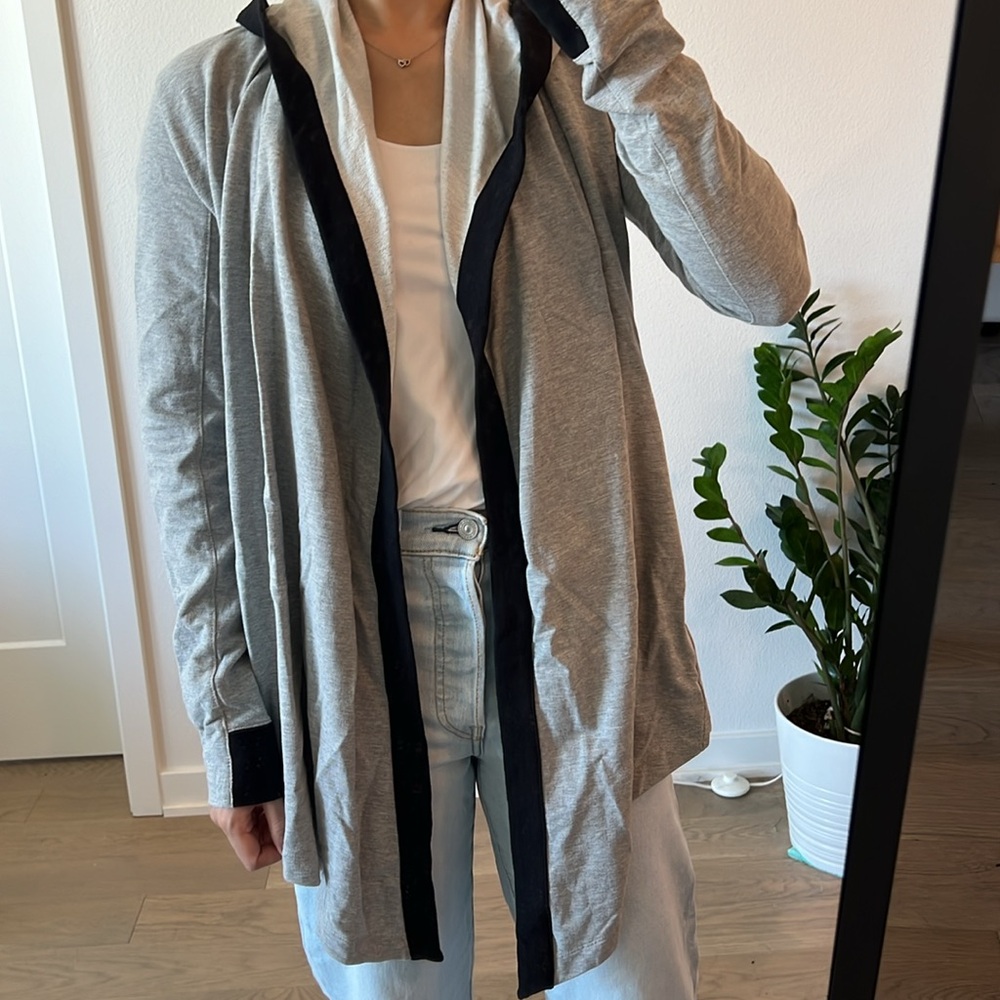 Adidas grey cardigan size S